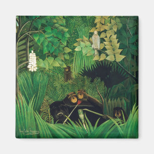 Henri Rousseau - The Merry Jesters Magnet