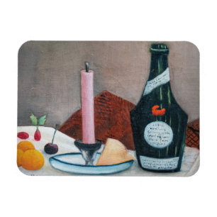Henri Rousseau - The Pink Candle Magnet