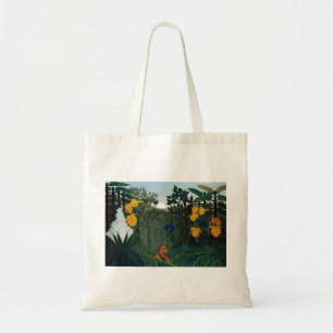 Henri Rousseau The Repast of the Lion Botanical Ga Tote Bag