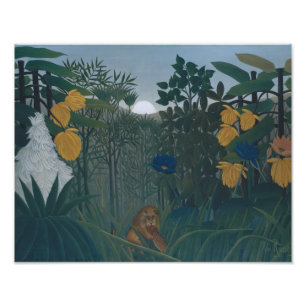 Henri Rousseau - The Repast of the Lion Photo Print