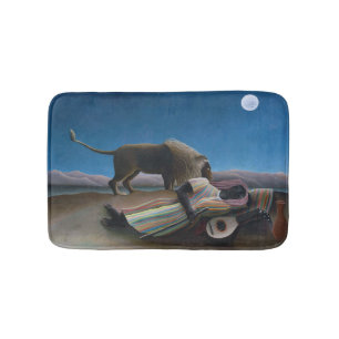 Henri Rousseau - The Sleeping Gypsy Bath Mat