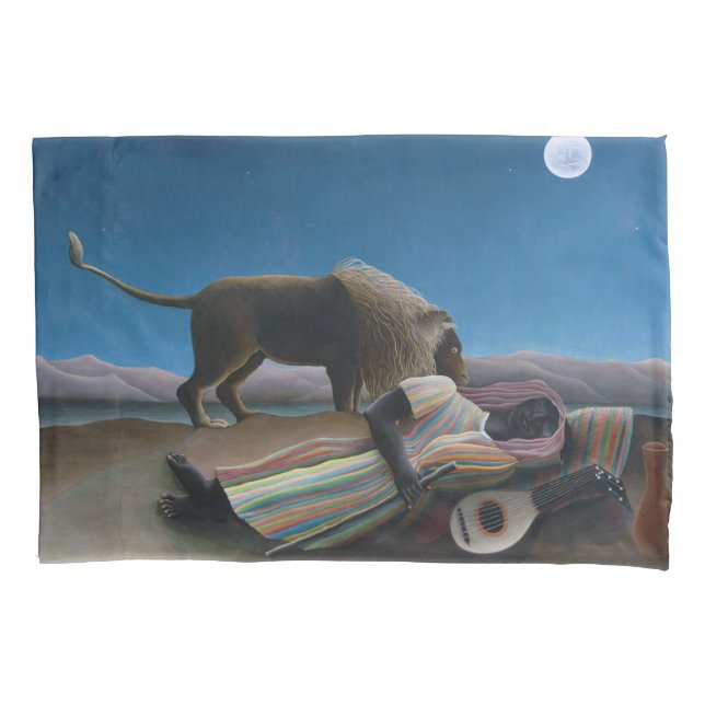Henri Rousseau - The Sleeping Gypsy Pillowcase (Front)
