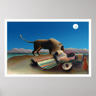 Henri Rousseau - The Sleeping Gypsy Poster