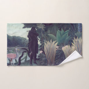 Henri Rousseau - The Snake Charmer Bath Towel Set