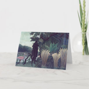 Henri Rousseau - The Snake Charmer Card