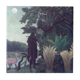 Henri Rousseau - The Snake Charmer Ceramic Tile