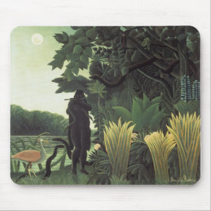 Henri Rousseau - The Snake Charmer Mouse Pad