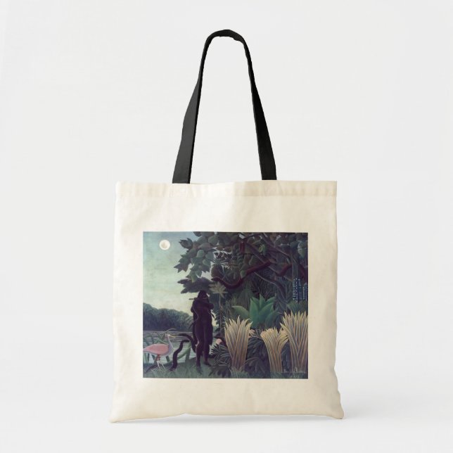 Henri Rousseau - The Snake Charmer Tote Bag (Front)