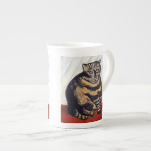 Henri Rousseau - The Tiger Cat ( Le Chat Tigre ) Bone China Mug
