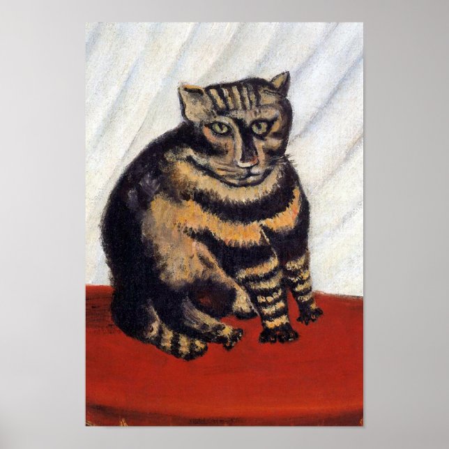 Henri Rousseau - The Tiger Cat ( Le Chat Tigre ) Poster (Front)