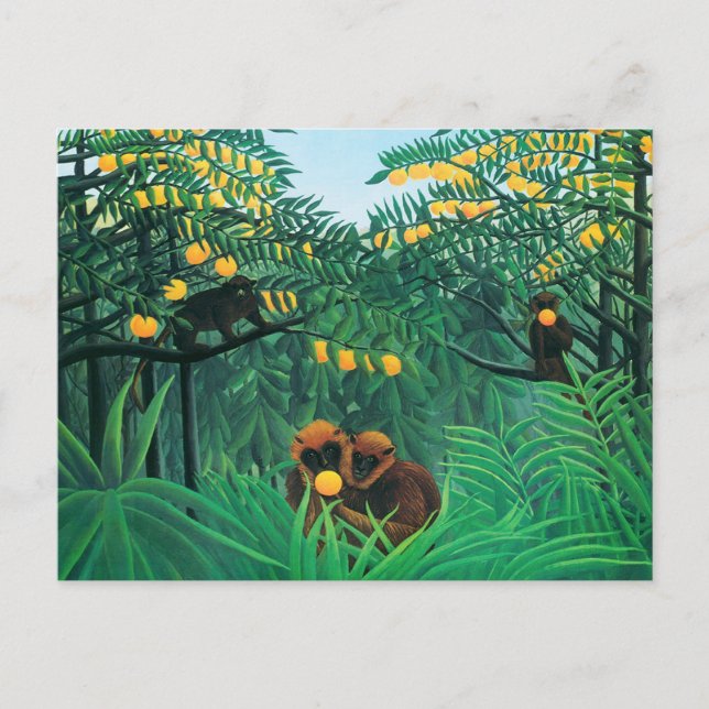 Henri Rousseau The Tropics Postcard (Front)