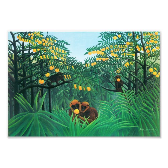 Henri Rousseau The Tropics Print (Front)