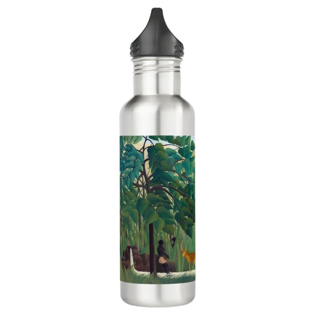 Henri Rousseau - The Waterfall 710 Ml Water Bottle (Left)