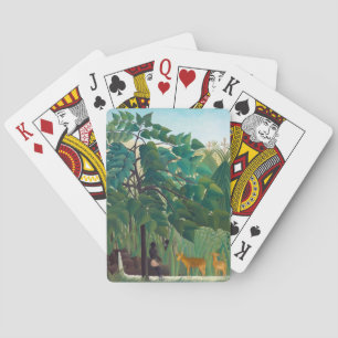 Henri Rousseau - The Waterfall Playing Cards