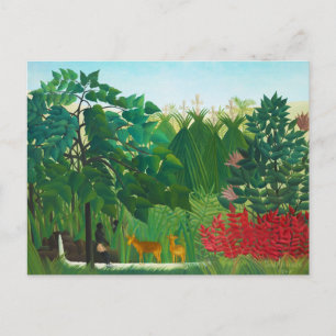 Henri Rousseau The Waterfall Postcard