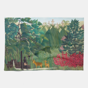 Henri Rousseau - The Waterfall Tea Towel