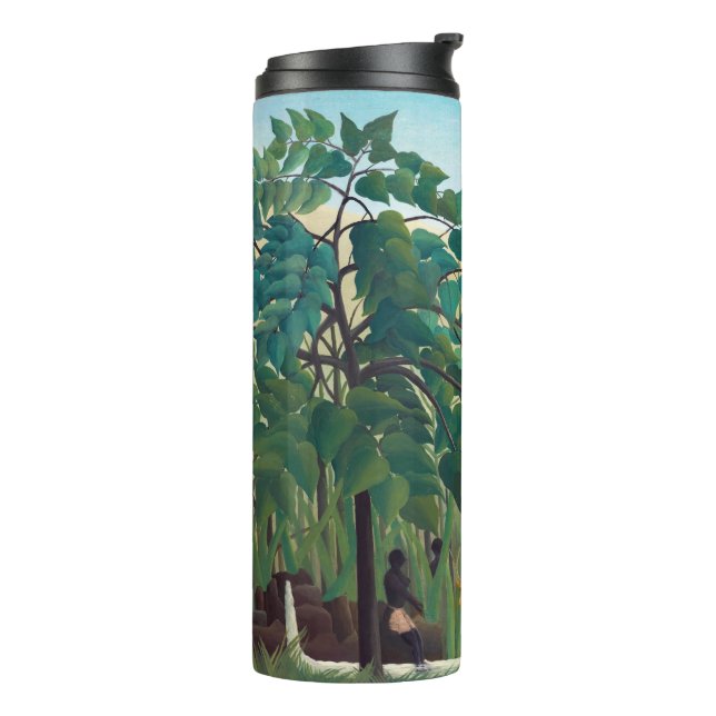 Henri Rousseau - The Waterfall Thermal Tumbler (Rotated Left)