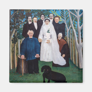 Henri Rousseau - The Wedding Party Magnet