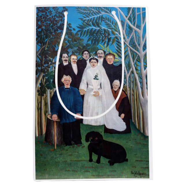 Henri Rousseau - The Wedding Party Medium Gift Bag (Front)