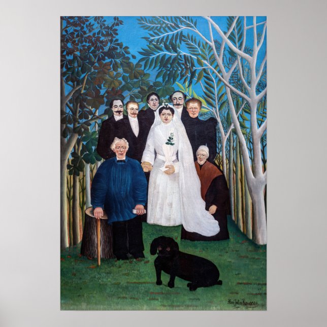 Henri Rousseau - The Wedding Party Poster (Front)