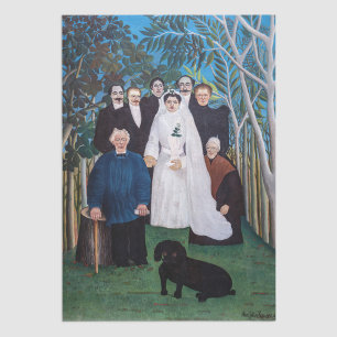 Henri Rousseau - The Wedding Party Tissue Paper