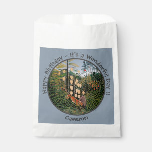 Henri Rousseau Tiger & Bull Party Items Collection Favour Bag