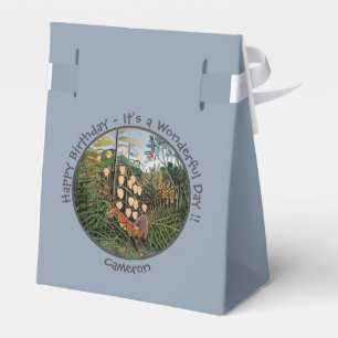 Henri Rousseau Tiger & Bull Party Items Collection Favour Box