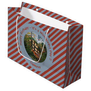 Henri Rousseau Tiger & Bull Party Items Collection Large Gift Bag