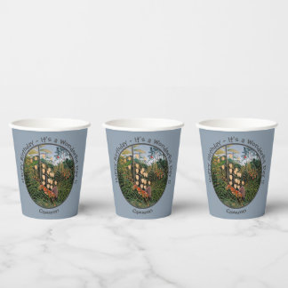 Henri Rousseau Tiger & Bull Party Items Collection Paper Cups
