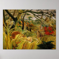 Henri Rousseau Tiger in Tropical Storm Fine Art