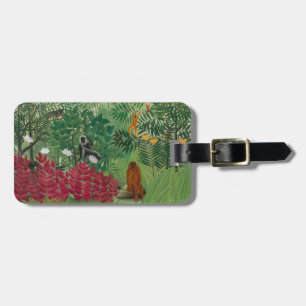 Henri Rousseau - Tropical Forest with Monkeys Luggage Tag