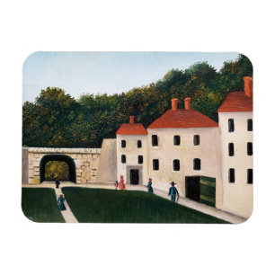 Henri Rousseau - Walkers in a Park Magnet