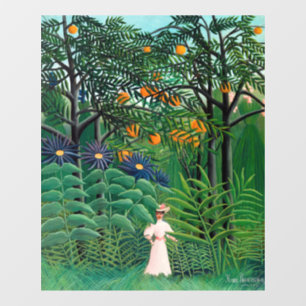 Henri Rousseau - Woman Walking in an Exotic Forest