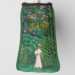 Henri Rousseau - Woman Walking in an Exotic Forest Golf Head Cover