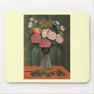 Henri Rousseau's Flowers in a Vase (1909) Mouse Pad