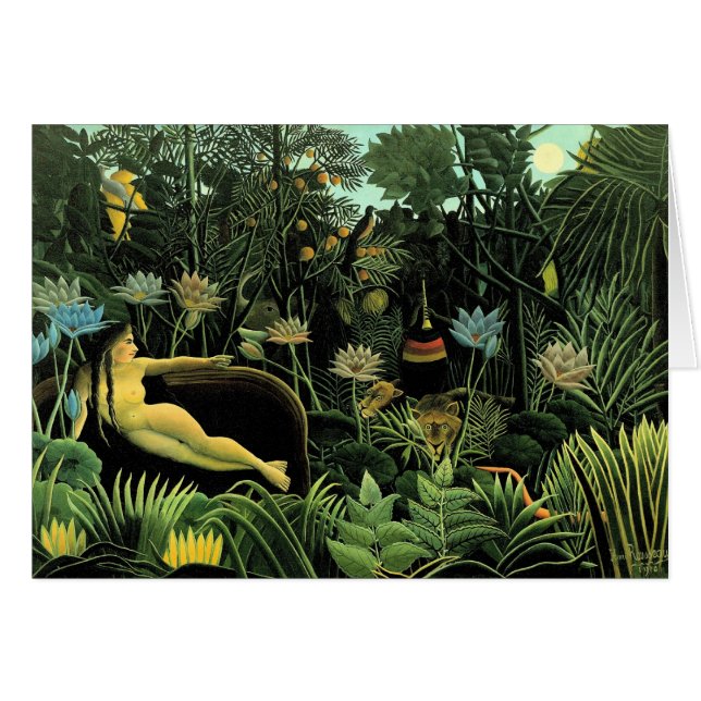 Henri Rousseau's The Dream (1910) (Front Horizontal)