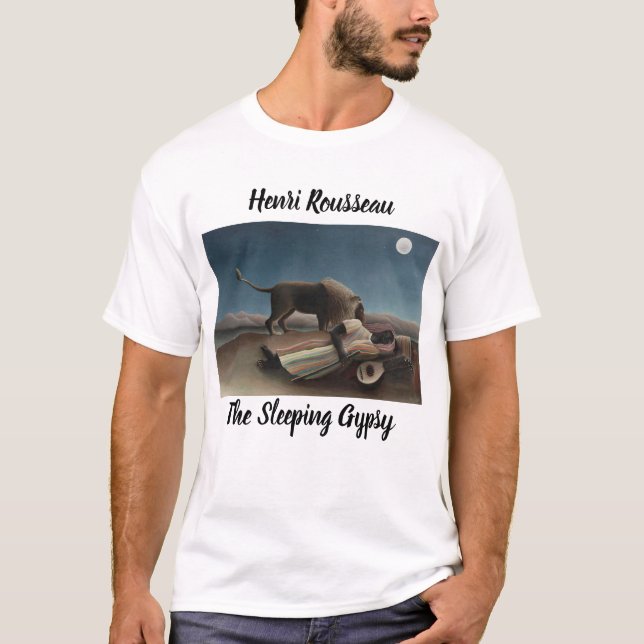 Henri Rousseau's The Sleeping Gypsy T-Shirt (Front)