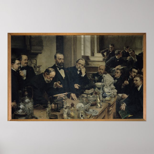 Henri Sainte-Claire Deville  Lecturing, 1890 Poster (Front)