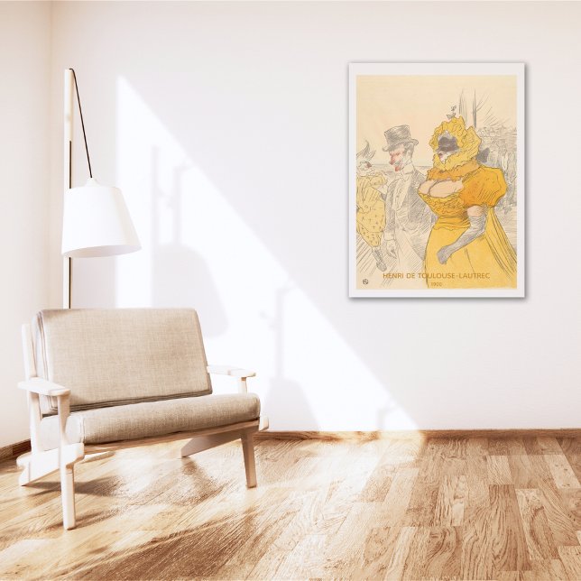 Henri Toulouse-Lautrec, Masquerade Ball, Fine Art  Poster (Creator Uploaded)