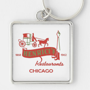 Henrici's Restaurant, Chicago, IL 1868-1962 Key Ring