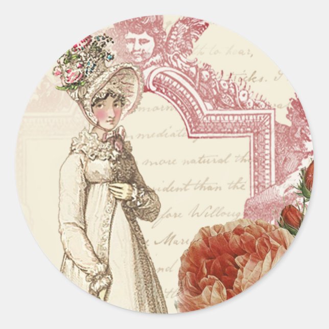 Henrietta Classic Round Sticker (Front)