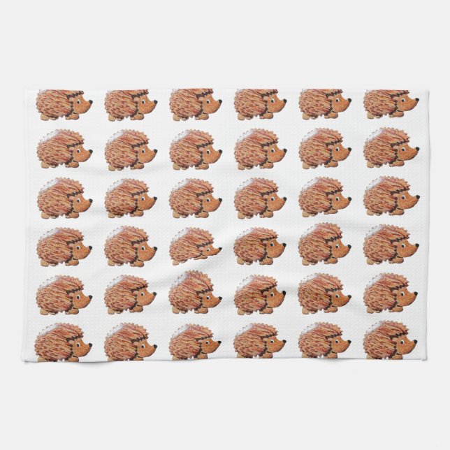 Henrietta Hedgehog Tea Towel (Horizontal)