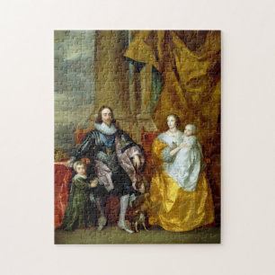 Henrietta Maria and Charles I by Van Dyck Jigsaw Puzzle