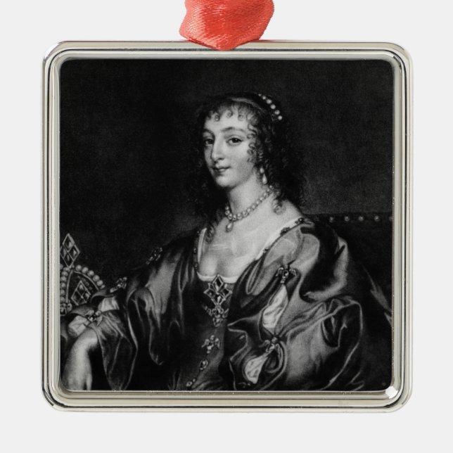 Henrietta Maria Metal Tree Decoration (Front)
