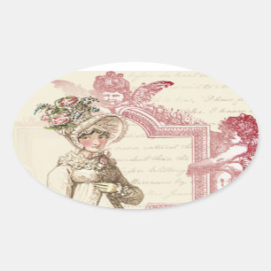 Henrietta Oval Sticker