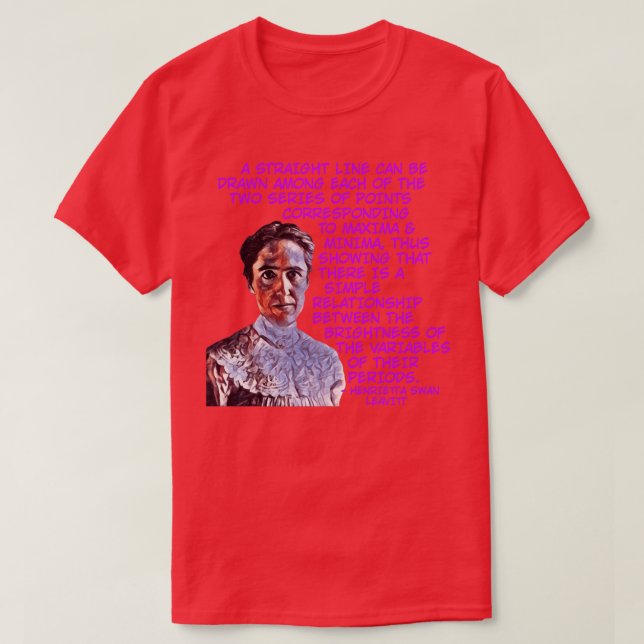 Henrietta Swan Leavitt Defining the Relationships  T-Shirt (Design Front)