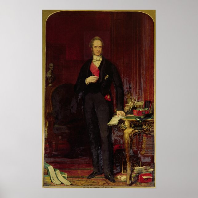 Henry, 3rd Viscount Palmerston Poster (Front)