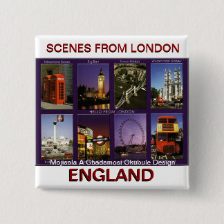 HENRY AUGUSTINE MATTHEW MOJISOLA ADEOLACOLLECTIONS 15 CM SQUARE BADGE