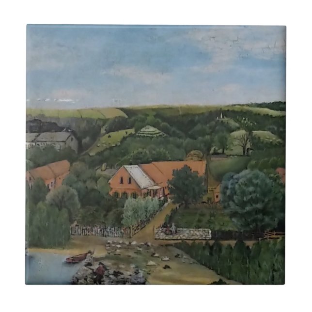 Henry B. Pauls Homestead Ceramic Tile (Front)