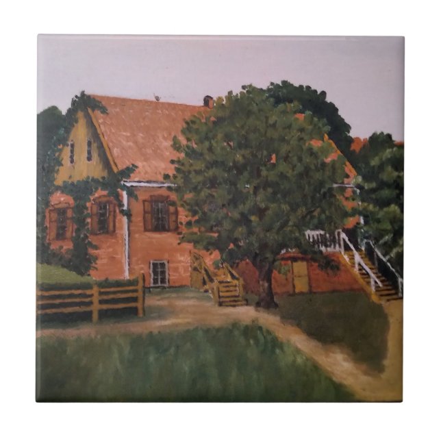 Henry B. Pauls Rosenthal House Ceramic Tile (Front)